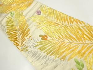 若松模様織出し袋帯